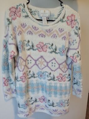 Floral Knit Sweater